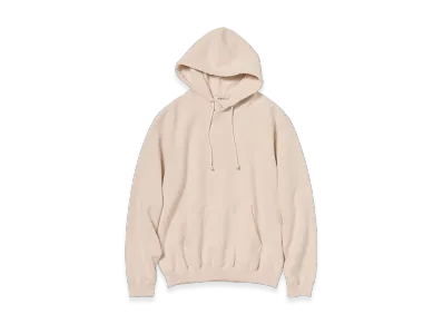 AURALEE Smooth Soft BD Sweat P/O Parka "Dusty Pink"