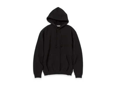 AURALEE Smooth Soft BD Sweat P/O Parka "Black"
