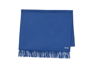 AURALEE Baby Cashmere Wide Stole "Royal Blue"