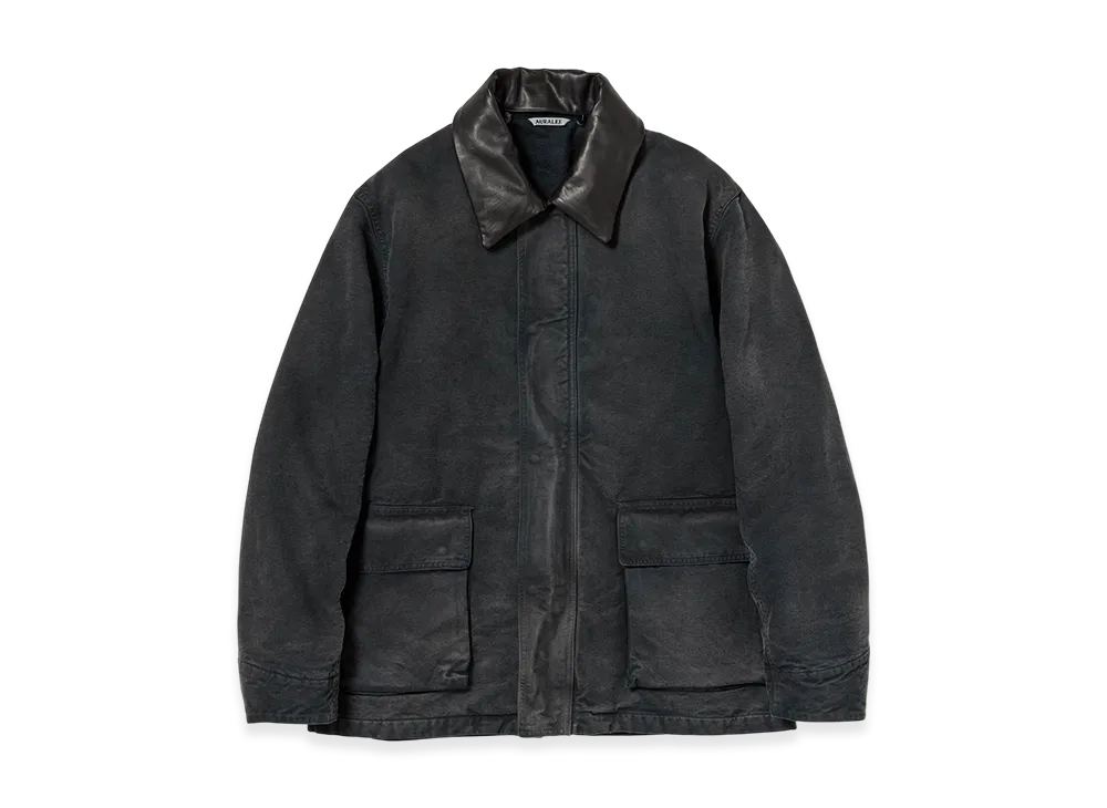 AURALEE Product Dyed Organic Cotton Duck Blouson 