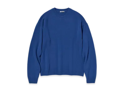 AURALEE Baby Cashmere Knit P/O "Royal Blue"