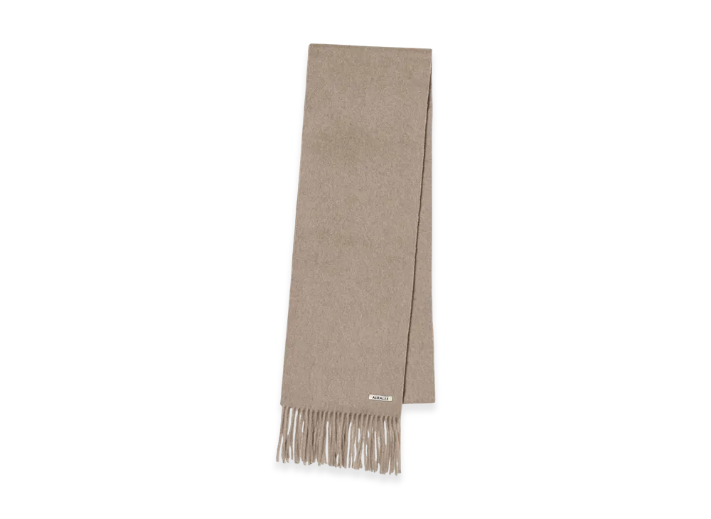 AURALEE Baby Cashmere Long Stole "Natural Brown"