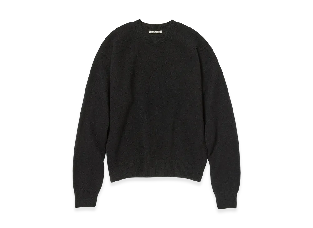 AURALEE BABY CASHMERE KNIT 5 ブラック AURALEE「BABY CASHMERE KNIT P/O - TOP BLACK」 – SISTER