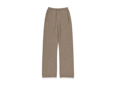 AURALEE Baby Cashmere Knit Pants "Natural Brown"