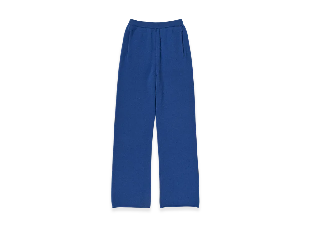 AURALEE Baby Cashmere Knit Pants "Royal Blue"