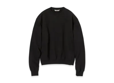 AURALEE Smooth Soft Bd Sweat P/O "Black"