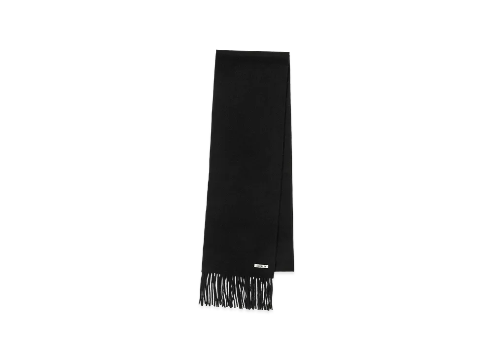 AURALEE Baby Cashmere Long Stole "Top Black"