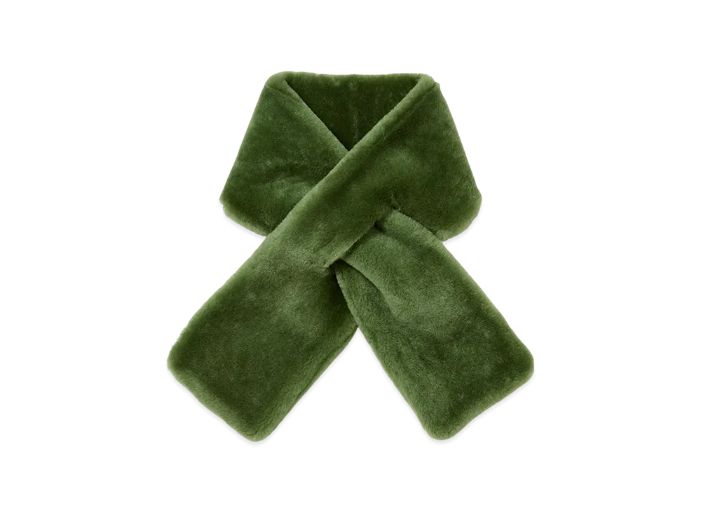 AURALEE Merino Mouton Stole Woman "Green"