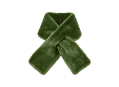 AURALEE Merino Mouton Stole Woman "Green"