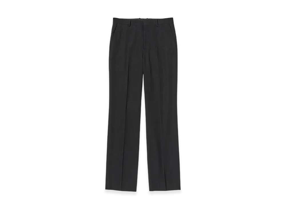 AURALEE Light Wool Max Gabardine Slacks "Top Black"
