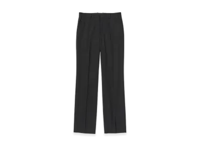 AURALEE Light Wool Max Gabardine Slacks "Top Black"