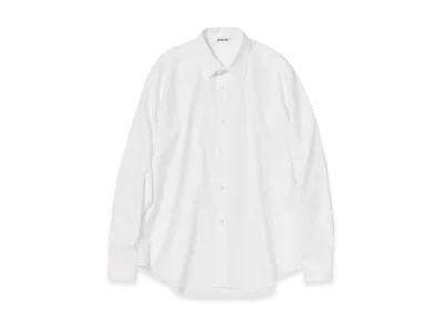 AURALEE Washed Finx Twill Shirt "White"