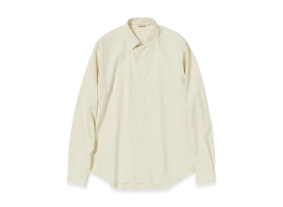 AURALEE Washed Finx Twill Shirt "Vanilla"