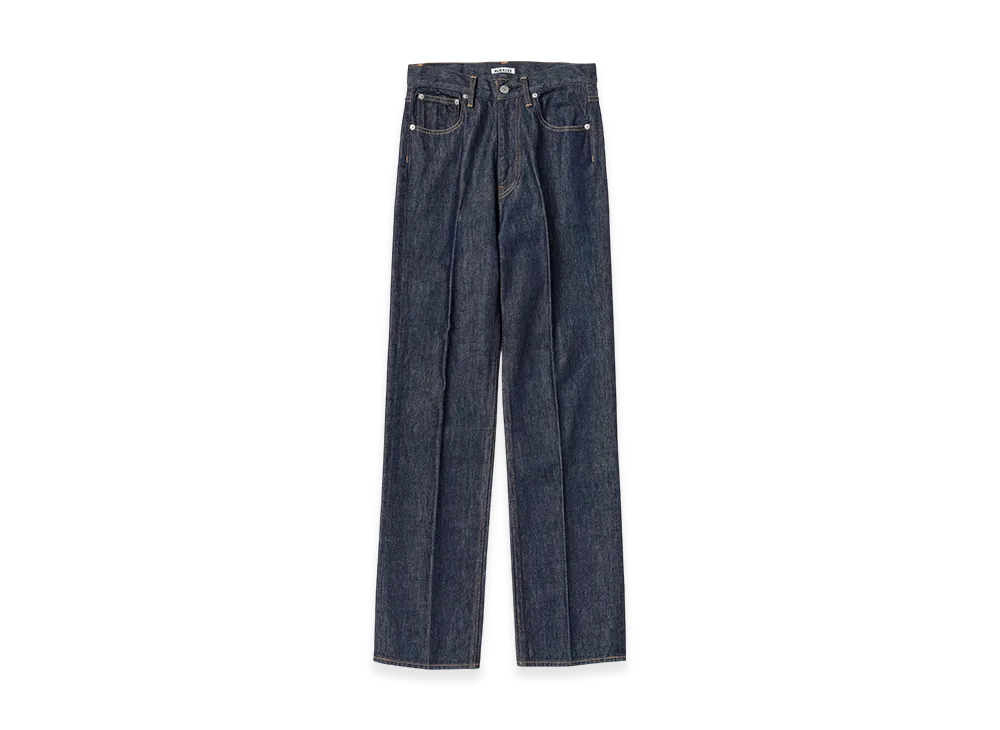 AURALEE Hard Twist Denim 5P Pants "Indigo"