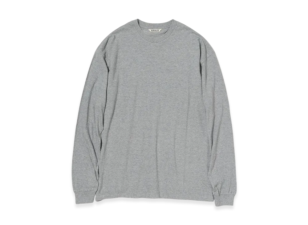 AURALEE Seamless L/S Tee "Top Gray"