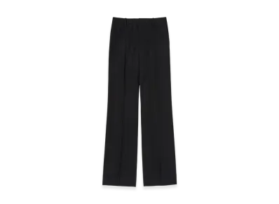 AURALEE Women's Light Wool Max Gabardine Slacks "Top Black"