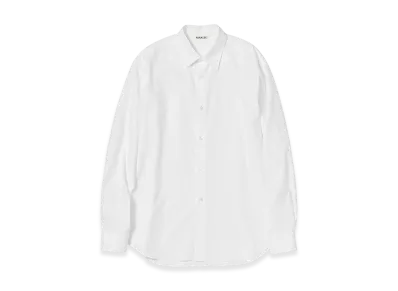 AURALEE Women's Washed Finx Twill Shirt "White"