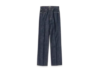 AURALEE Women's Hard Twist Denim 5P Pants "Indigo"