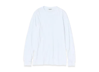 AURALEE Women's Seamless L/S Tee "White"