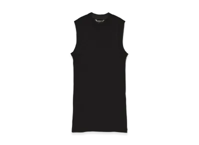 AURALEE Women's Super High Gauge Sheer Rib Tank Top "Black"