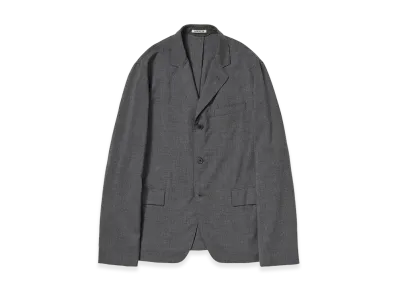 AURALEE Summer Twist Cashmere Pora Jacket "Top Charcoal Gray"