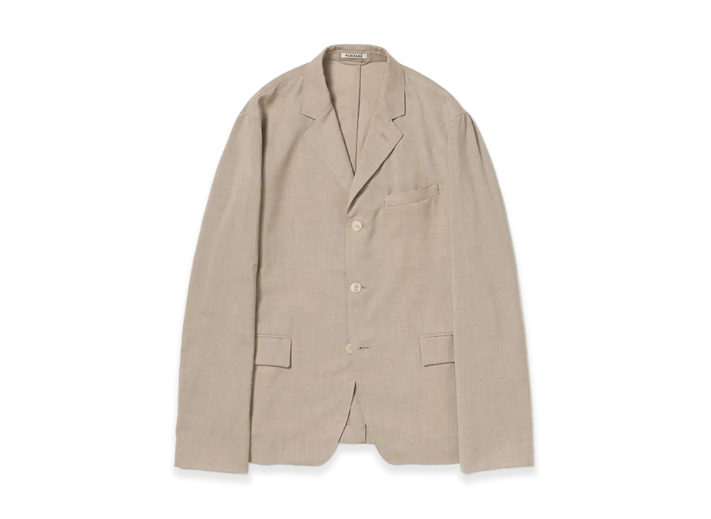 AURALEE Summer Twist Cashmere Pora Jacket "Top Brown Beige"