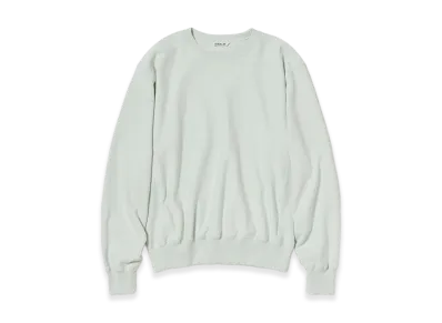 AURALEE Smooth Soft BD Sweat P/O "Pale Mint"