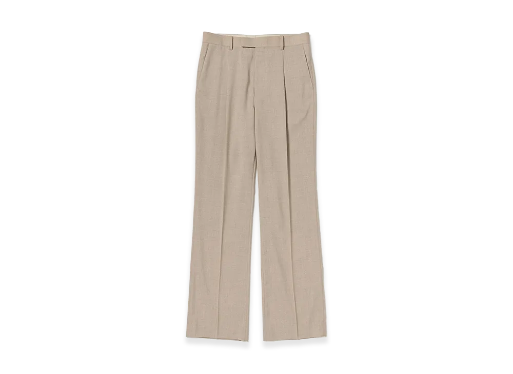 AURALEE Summer Twist Cashmere Pora Slacks "Top Brown Beige"