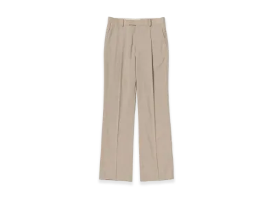 AURALEE Summer Twist Cashmere Pora Slacks "Top Brown Beige"