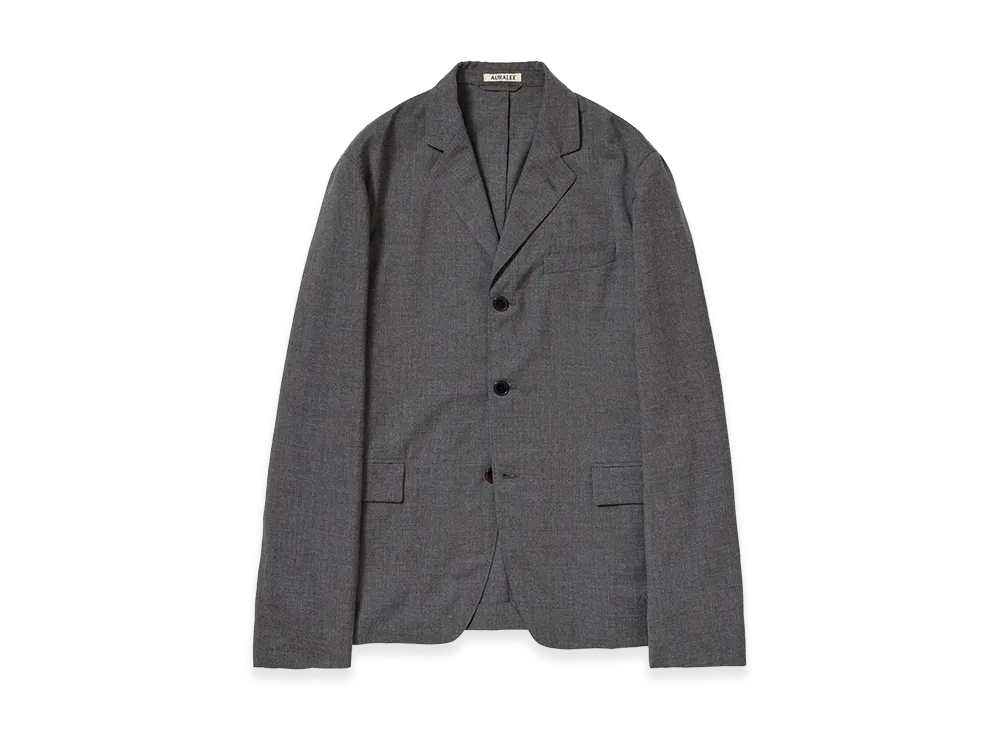 AURALEE Women's Summer Twist Cashmere Pora Jacket "Top Charcoal Gray"