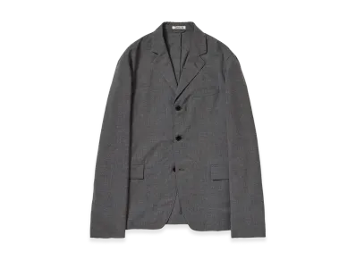 AURALEE Women's Summer Twist Cashmere Pora Jacket "Top Charcoal Gray"