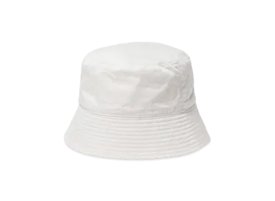AURALEE Garment-Dyed Finx Chino Bucket Hat Made by Kijima Takayuki "White"