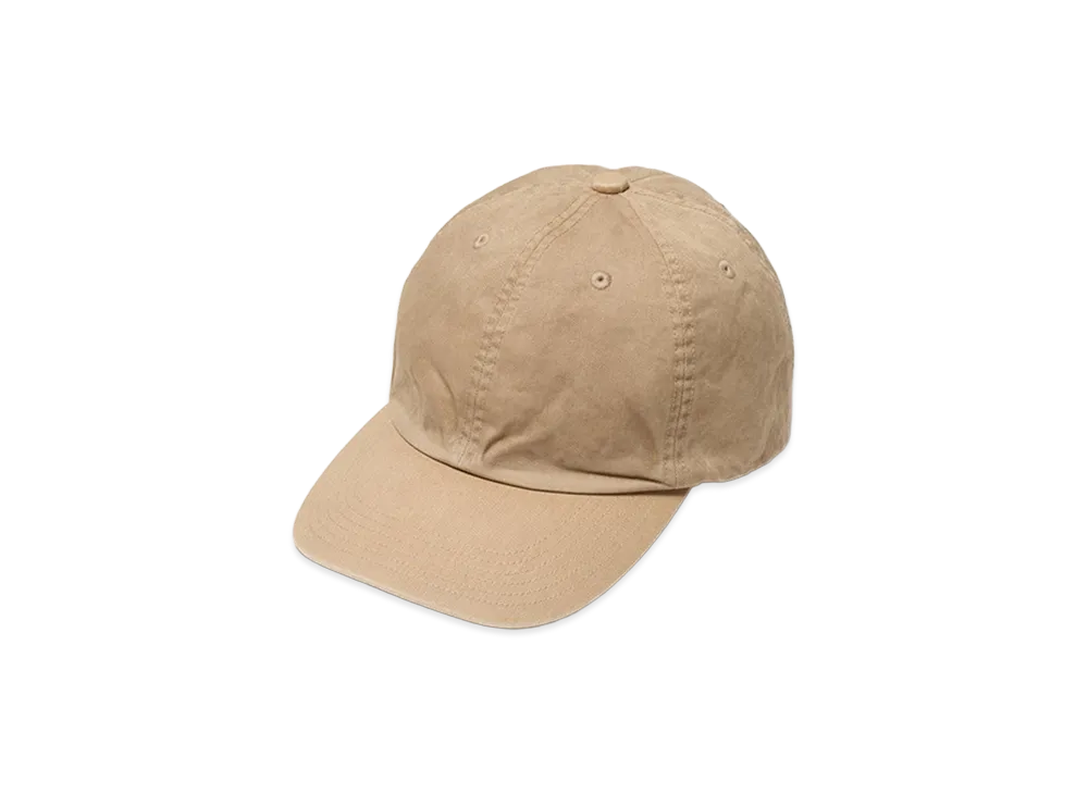 AURALEE Garment-Dyed Finx Chino Cap Made by Kijima Takayuki "Light Beige"
