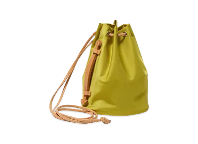 AURALEE Cordura Nylon Small Shoulder Bag Made by Aeta "Lime Yellow"