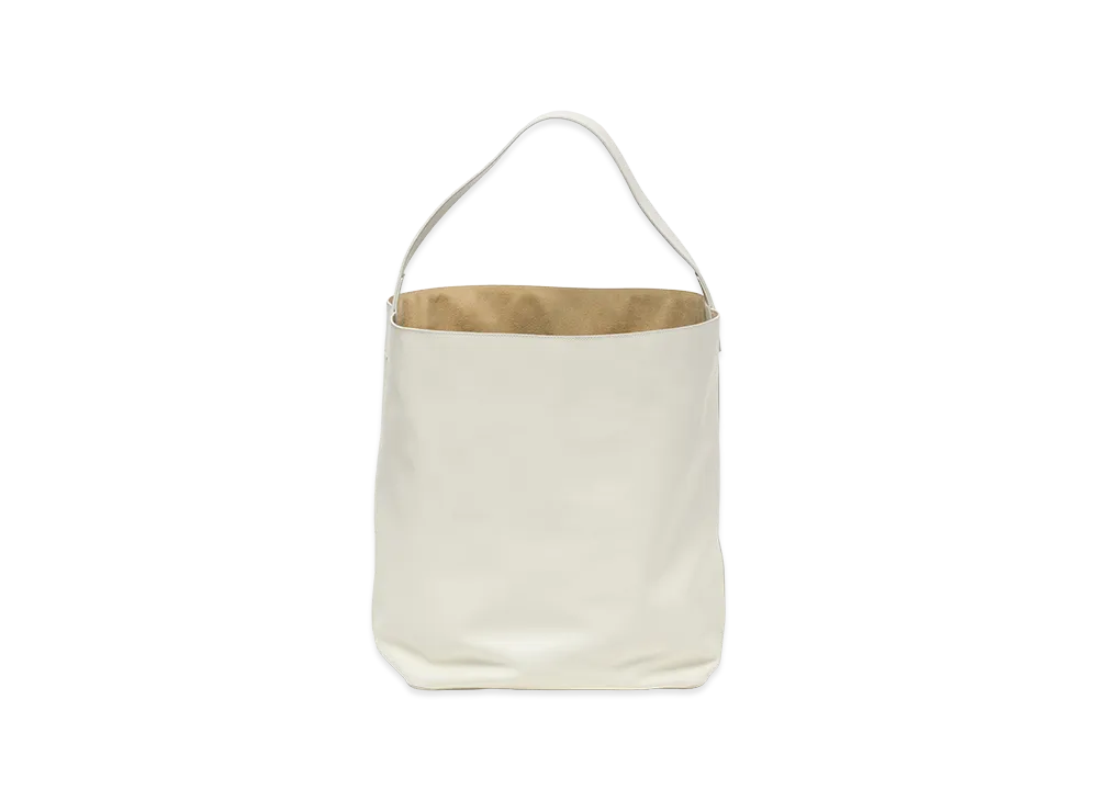 AURALEE Leather Tote Bag Made by Aeta "White"