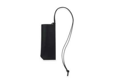 AURALEE Leather Sunglasses Case "Black"