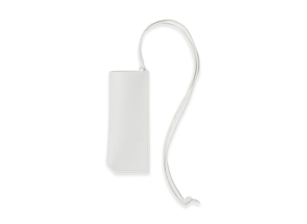 AURALEE Leather Sunglasses Case "White"