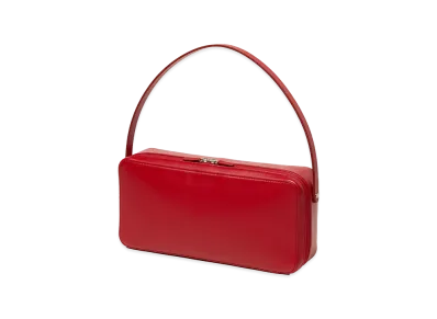 AURALEE Leather Square Bag Made By Aeta "Red"