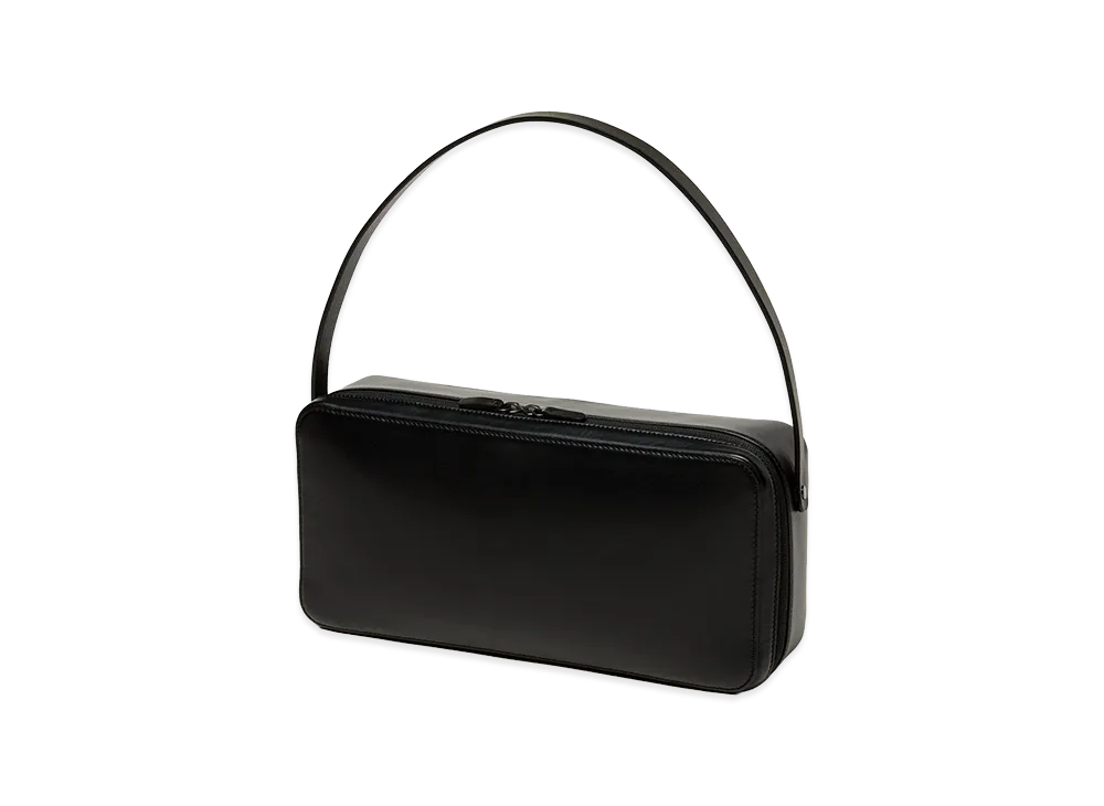 AURALEE Leather Square Bag Made By Aeta "Black"