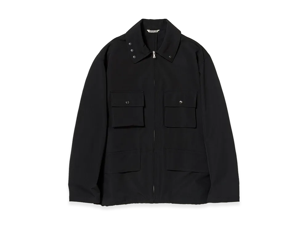 AURALEE Wool Max Canvas Blouson "Black"