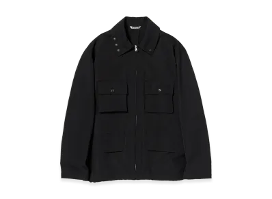 AURALEE Wool Max Canvas Blouson "Black"