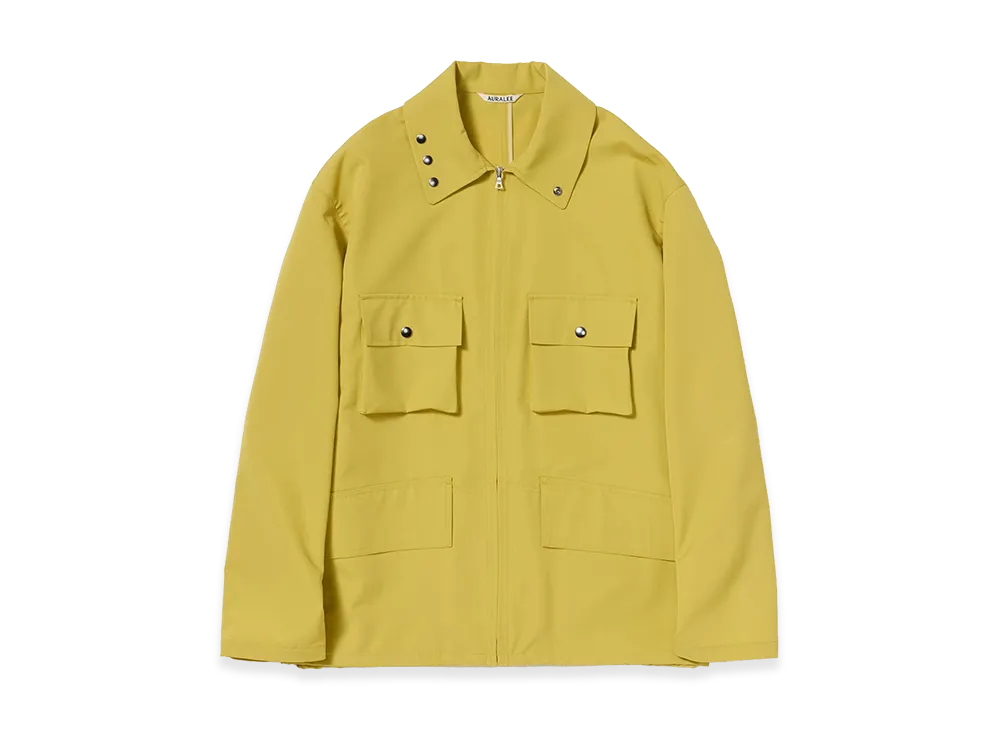 AURALEE Wool Max Canvas Blouson "Mustard Yellow"