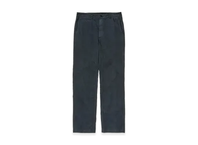 AURALEE Garment-Dyed Finx Light Chino Pants "Black"