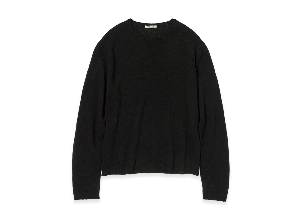 AURALEE Summer Cashmere Knit P/O "Black"