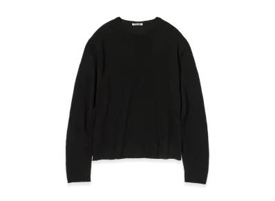 AURALEE Summer Cashmere Knit P/O "Black"