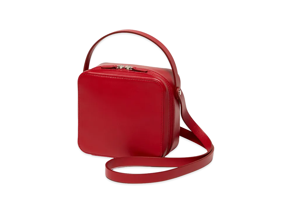 AURALEE Leather Shoulder Bag Made By Aeta "Red"