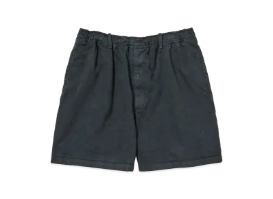 AURALEE Garment-Dyed Finx Light Chino Shorts "Black"