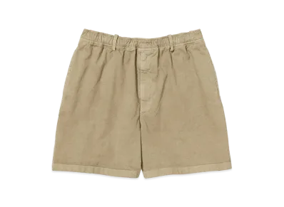 AURALEE Garment-Dyed Finx Light Chino Shorts "Beige"