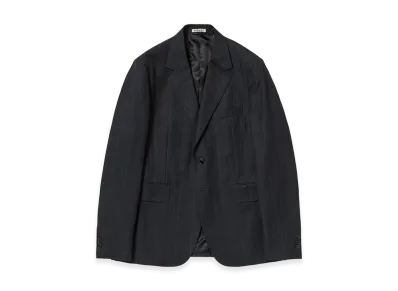 AURALEE Bluefaced Wool Jacket "Black"
