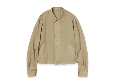 AURALEE Garment-Dyed Finx Light Chino Blouson "Beige"
